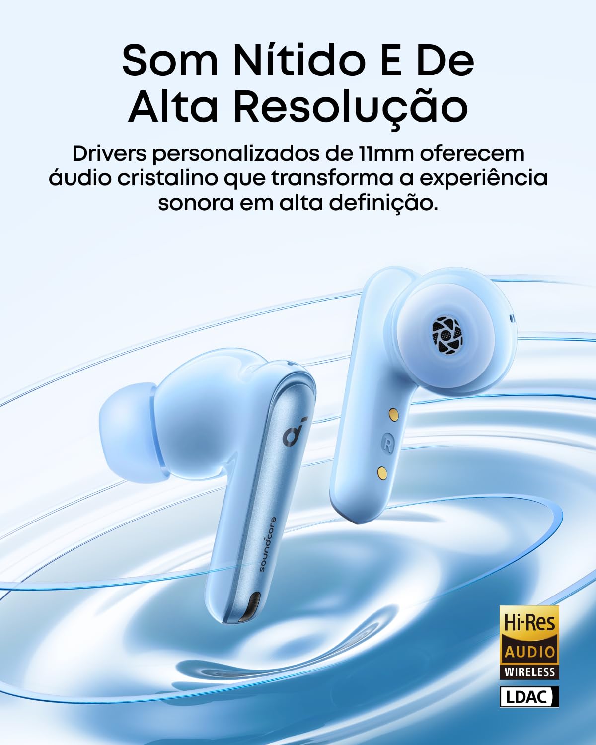 soundcore Liberty 4 NC da Anker, Fone de Ouvido Bluetooth Sem Fio